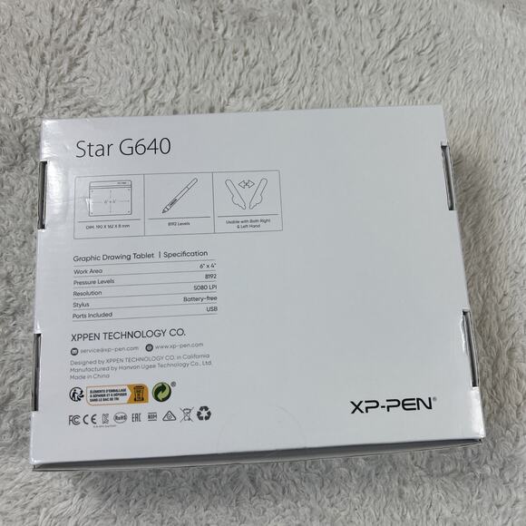 Xp-Pen Star G640 6" x 4 " OSU Ultrathin Drawing Tablet - Picture 3 of 5